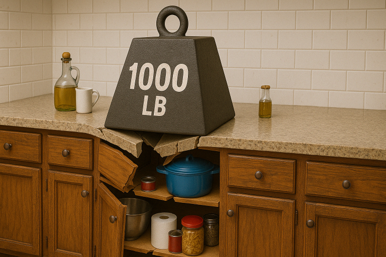 The Weight of Countertops and How Much Cabinets Can Support | Express ...